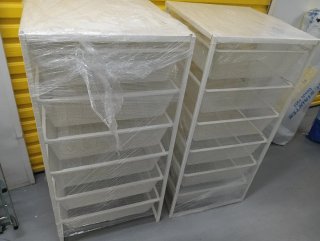 2 Cajoneras IKEA blancas