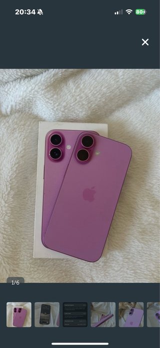 iPhone 16 128GB Violeta