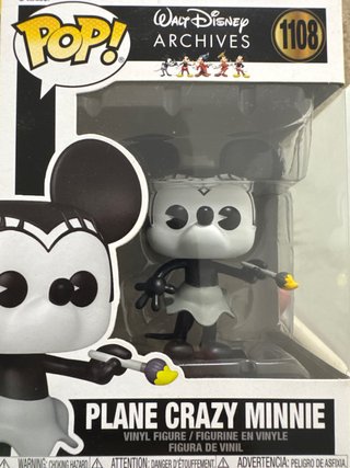 Funko Pop Plane Crazy Minnie 1108