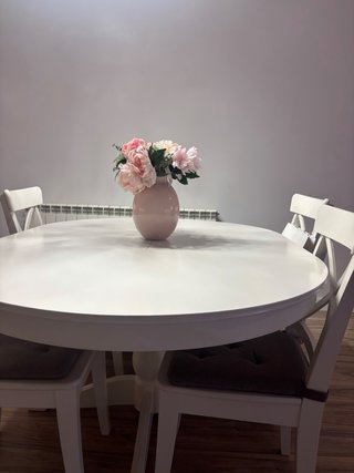 Mesa Redonda Ingatorp Ikea Blanca