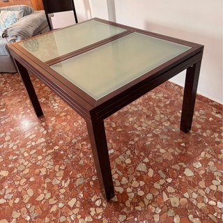 Mesa de Salón con Sobres de Cristal