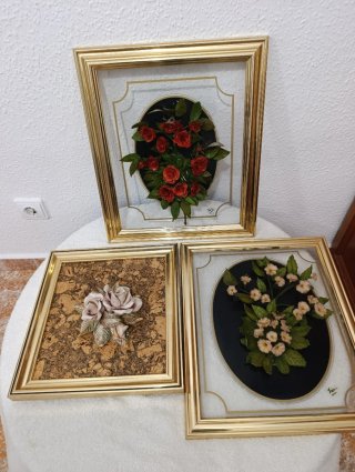 Set de 3 Cuadros Decorativos Vintage