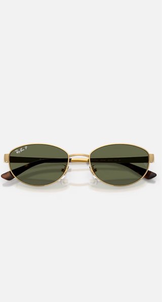 Gafas de sol Ray-Ban doradas, modelo RB3774D