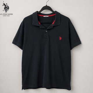 Polo U.S. Polo Assn. Negro Talla XXL