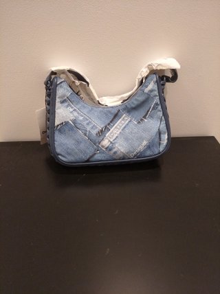 Bolso de hombro Desigual efecto denim