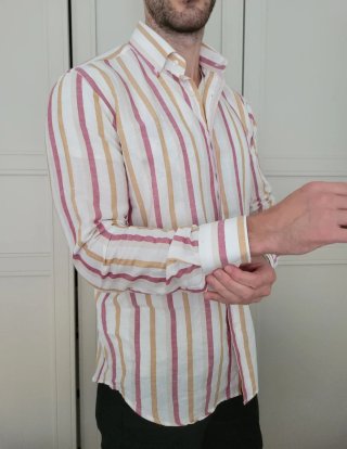 Camisa Ungaro Lino y Algodón