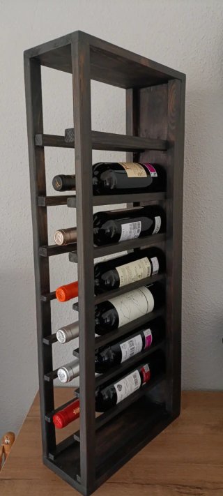 Botellero de madera