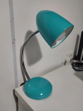 Flexo de escritorio turquesa. Regalo jarron