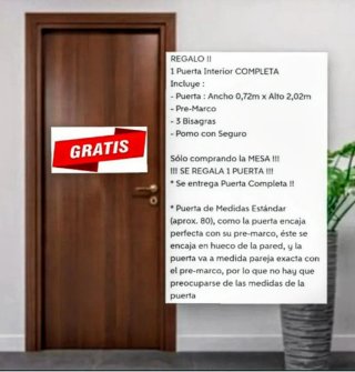 Mesa Comedpr +Gratis Cabezal, Baldosas, Puerta etc