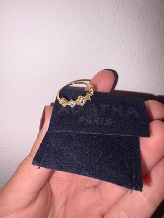 Anillo de oro Agatha Paris Dorado