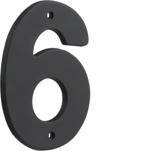 Señal de Número 6 de Casa - 127mm