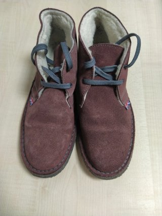 Botines de Serraje Marrones Talla 36