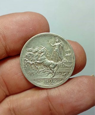 Moneda Italia plata