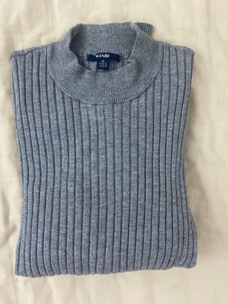 Camiseta manga larga gris Kiabi