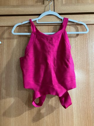 Top Corto Rosa