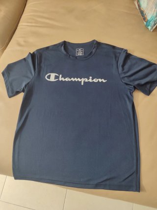 Camiseta técnica deportiva Champion azul Talla L