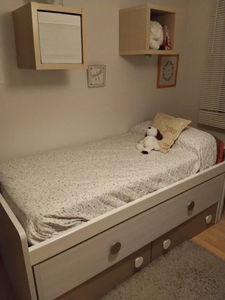 CAMA NIDO DORMITORIO JUVENIL