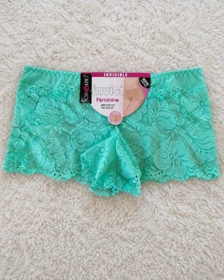 Braguita de encaje Oysho Turquesa Talla S