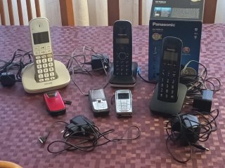 Lote de 6 teléfonos de varias marcas