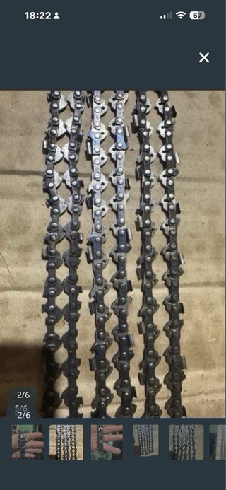 Lote 3 Cadenas para Motosierra 52 Eslabones