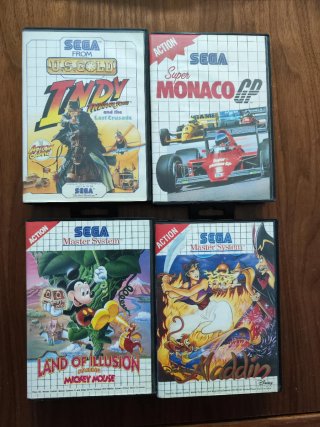 4 Juegos Sega Master System