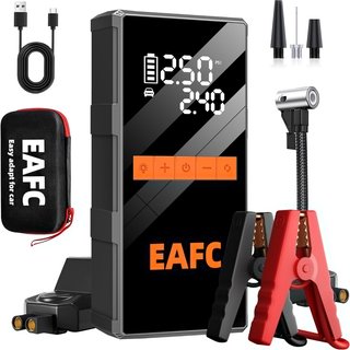 Arrancador Batería Coche + Compresor 4000A
