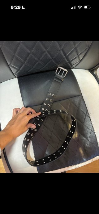 Cinturón Zara Negro 90 cm