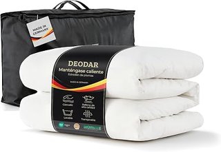 Deodar Edredón de plumón 220x240cm,edredón para Todo el año con 2930g de Relleno de plumón y Plumas,