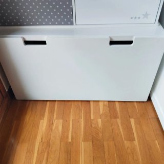 Arcón Juguetero IKEA SMÅSTAD Blanco
