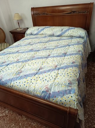 Edredón con Volante Estampado