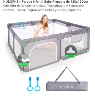 Parque Infantil Plegable HUBORNS 120x120cm