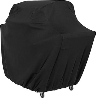 Fodera per barbecue a gas da esterno Amazon Basics, resistente all'acqua, 165 x 66 x 117 cm, colore nero