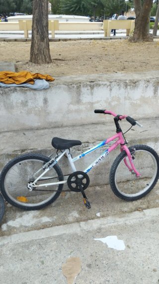 Bicicleta Infantil Orbea Rosa y Blanca