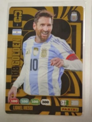 Carta Adrenalyn WC 2026 Golden Baller Messi