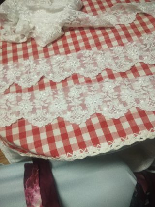Puntilla de Fallera Blanca