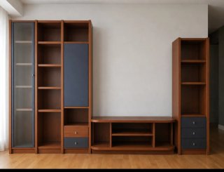 Mueble Modular de Salón de Madera