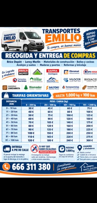 Transporte Logroño