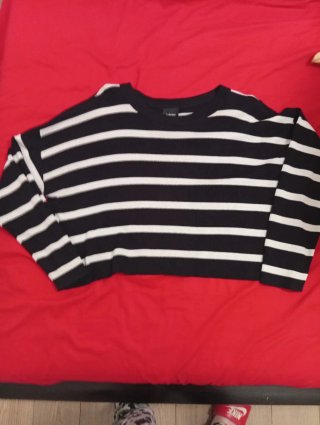 Jersey Oversize de Rayas talla L