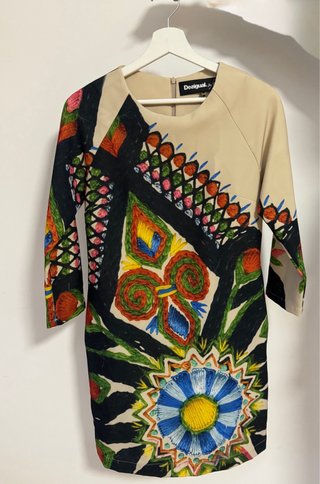 Vestido Desigual Estampado