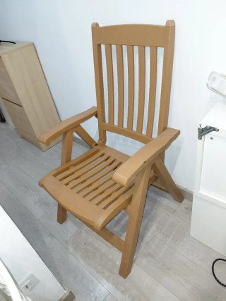 Silla Plegable y Reclinable de Exterior