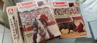 Lote de Revistas Taurinas Aplausos