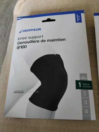 Rodillera de sujeción Decathlon 100 Talla 1