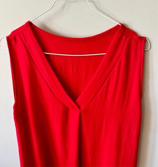 Vestido Holgado Rojo