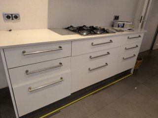 Muebles de cocina blancos