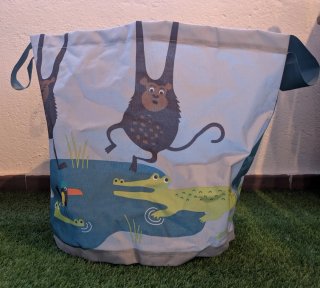 Cesto almacenaje infantil IKEA Djungelskog animale