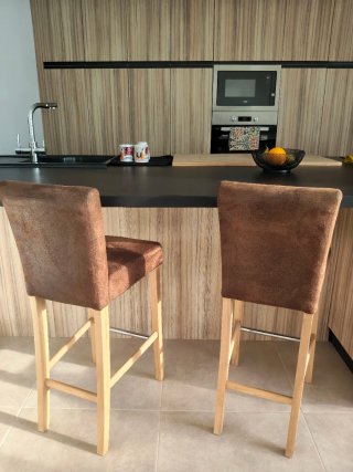 Set de 2 Sillas Altas para Barra