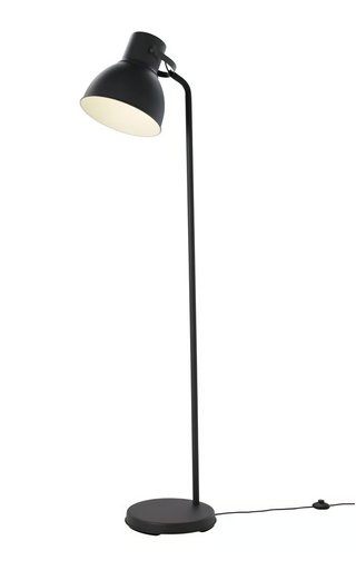Lámpara de pie Ikea HEKTAR gris
