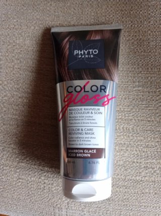 Mascarilla Phyto Color Gloss Marrón Glacé