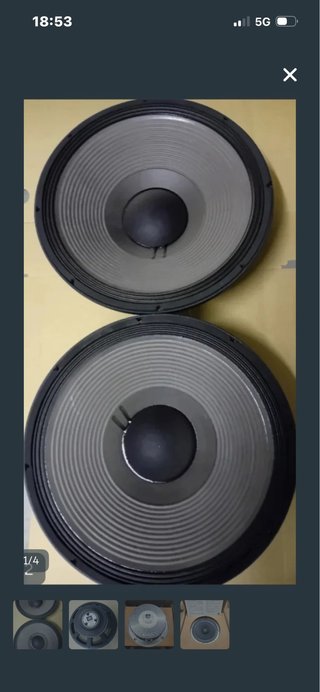 2 Altavoces JBL 15” 2226HPL