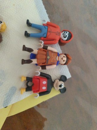 Set de 3 Figuras Playmobil Disney vendo o cambio.